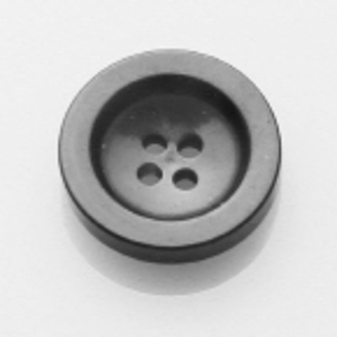HR빅버튼 텔미 단추 15mm, 블랙, 4개입