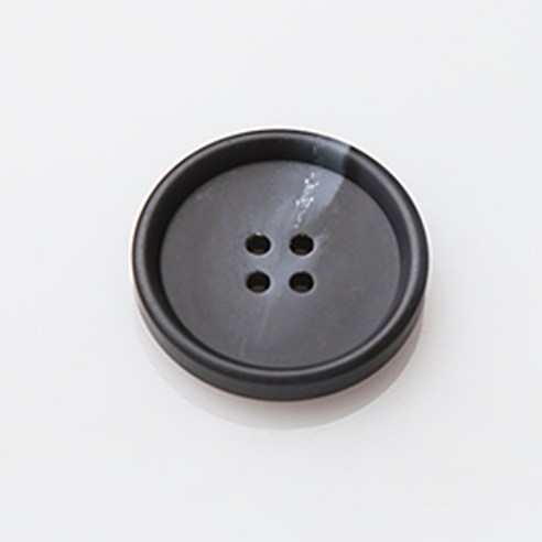 HR빅버튼 포멀 무광 단추 23mm, 네이비, 12개