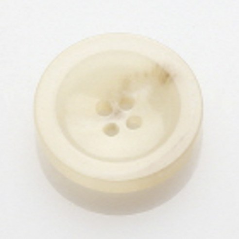 HR빅버튼 텔미 단추 18mm, 아이보리, 12개입