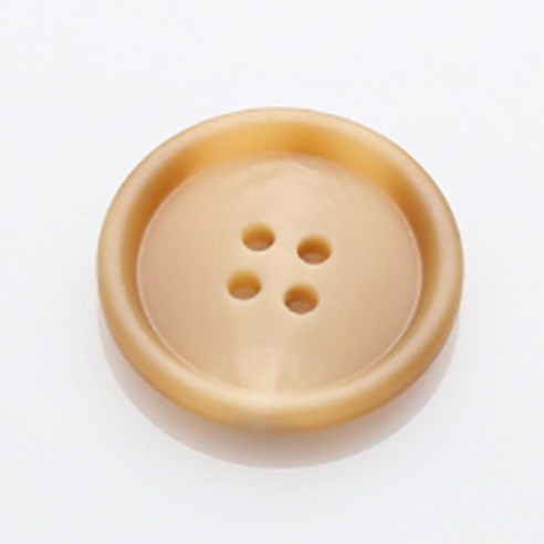 HR빅버튼 워킹 무광 단추 21mm, 다크베이지, 12개입