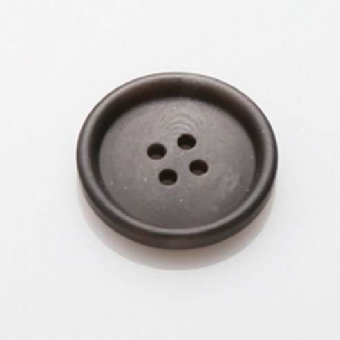 HR빅버튼 워킹 무광 단추 15mm, 브라운, 8개입