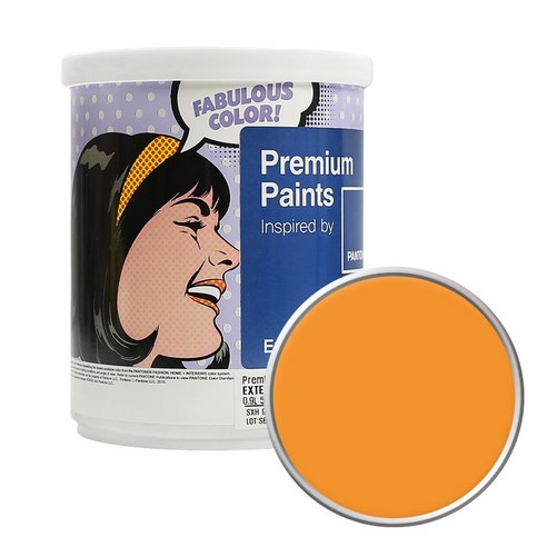 노루페인트 팬톤 외부용 실외 저광 페인트 1L, 15-1153 Apricot
