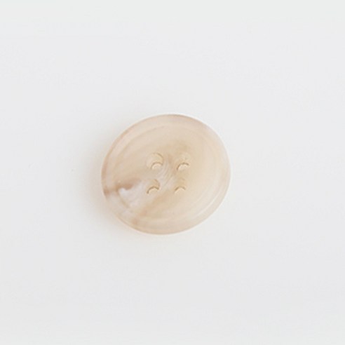 HR빅버튼 쿠바 무광 단추 15mm, 라이트베이지, 8개입