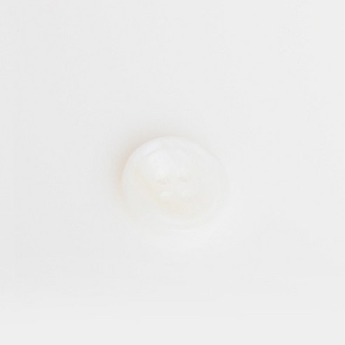 HR빅버튼 쿠바 무광 단추 15mm, 화이트, 4개입
