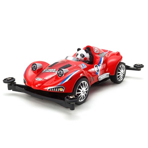 타미야 Mini 4WD Panda Racer2 Super2 미니카 18092, 혼합 색상, 1개