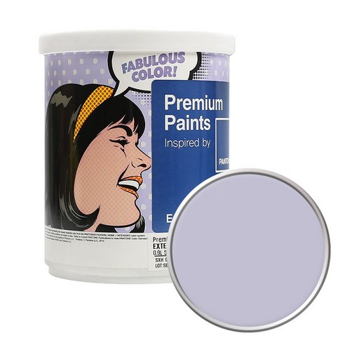 노루페인트 팬톤 외부용 실외 저광페인트 1L, 14-3905 Lavender Blue