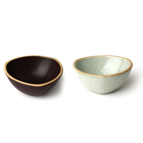 무경도자기 삼각 소면기, 와인, 오트밀, 1세트