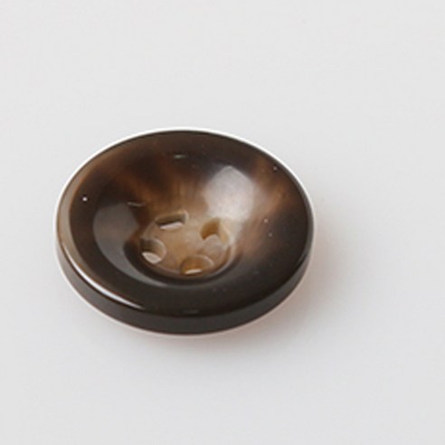 HR빅버튼 마리옹 단추 18mm, 브라운, 12개입