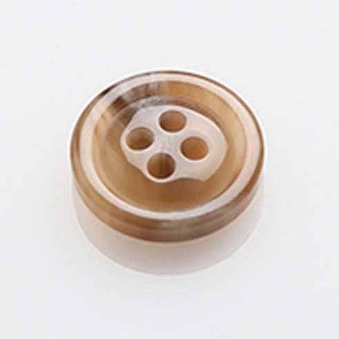 HR빅버튼 막시봉유광 단추 18mm, 베이지, 12개입