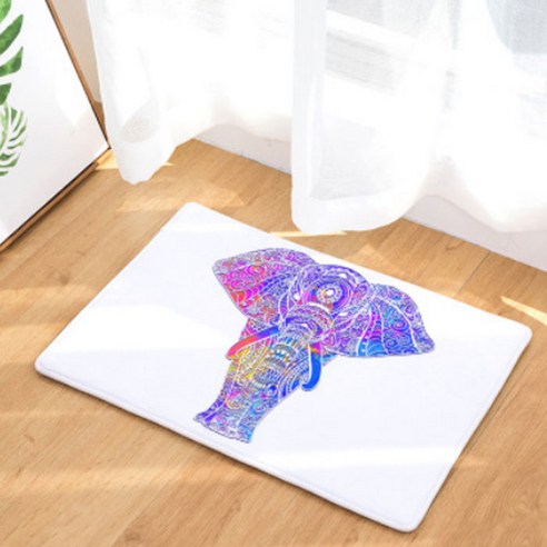 노랜드 Colourful Elephant Style 다용도 발매트, 14