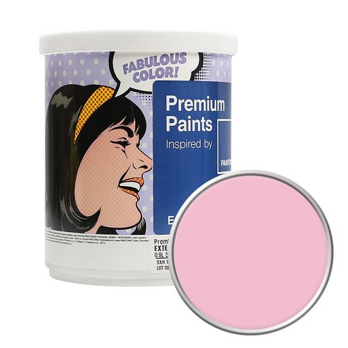 노루페인트 팬톤 외부용 실외 저광 페인트 1L, 13-2010 Orchid Pink