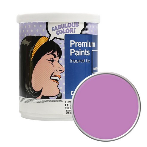노루페인트 팬톤 외부용 실외 저광 페인트 1L, 16-3320 Violet