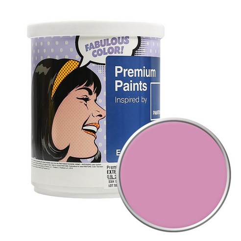 노루페인트 팬톤 외부용 실외 저광 페인트 1L, 16-2614 Moonlite Mauve