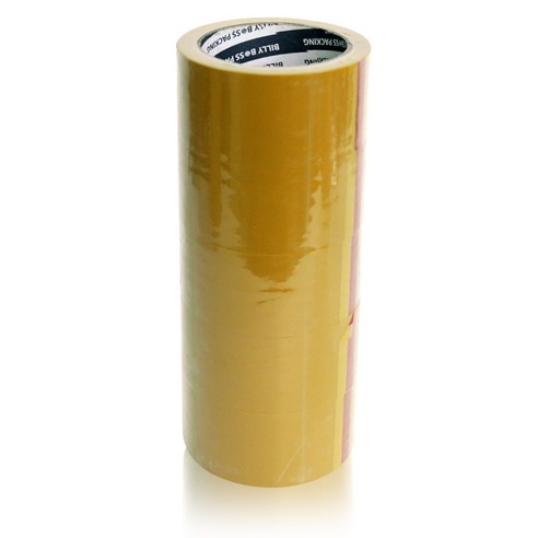 보스 THE 튼튼한 경포장용53MIC 박스테이프 48mm x 40m, 미색, 5개입