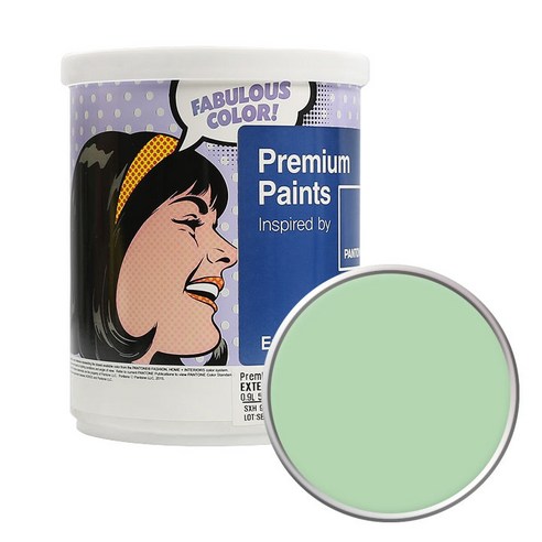 노루페인트 팬톤 외부용 실외 저광페인트 1L, 13-0116 Pastel Green