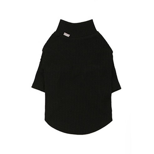 DASOM 반려견 골지 니트, BLACK