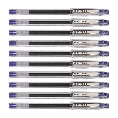 파이롯트 하이테크C 중성펜 0.4mm, 바이올렛(V), 10개입