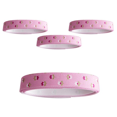 티나피크닉 튤립 골지 리본끈 15mm 4p, 핑크, 200cm