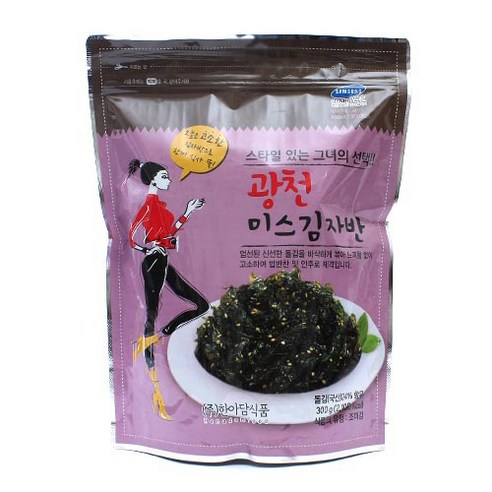 한아담식품 광천 미스 김자반, 300g, 1개