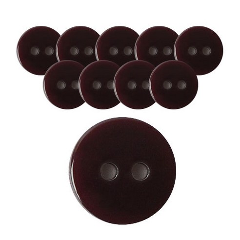 동화상가몰 DY와이셔츠 단추5 걸리버 11.5mm, WINE, 10개입
