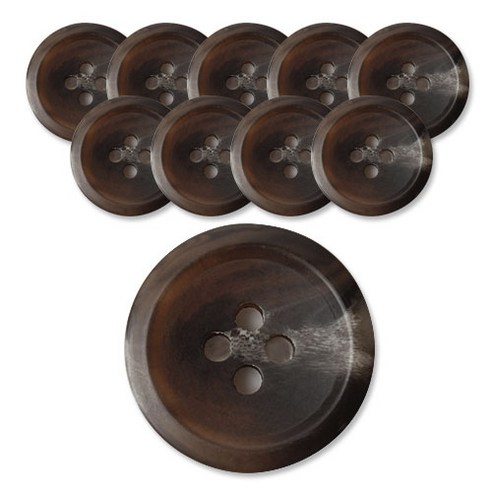 동화상가몰 각시봉 단추 무광 30mm, BR, 10개입