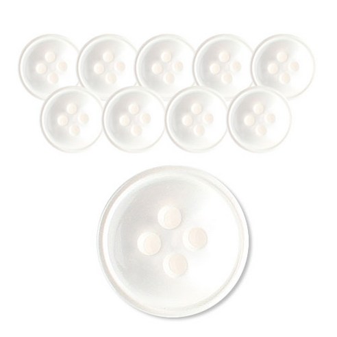 동화상가몰 DY 와이셔츠 단추1 죠크 9mm, WT, 10개입