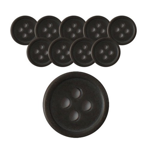 동화상가몰 DY와이셔츠 단추4 요크 무광 10mm, KK, 10개입