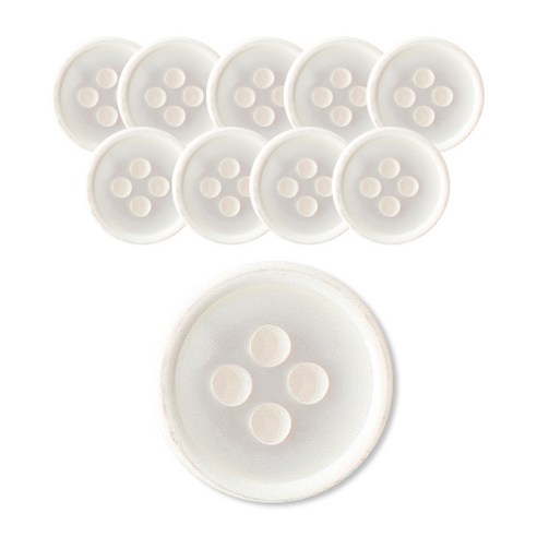 동화상가몰 DY 와이셔츠 단추1 이톤 10mm, WT + WT칼.코, 10개입