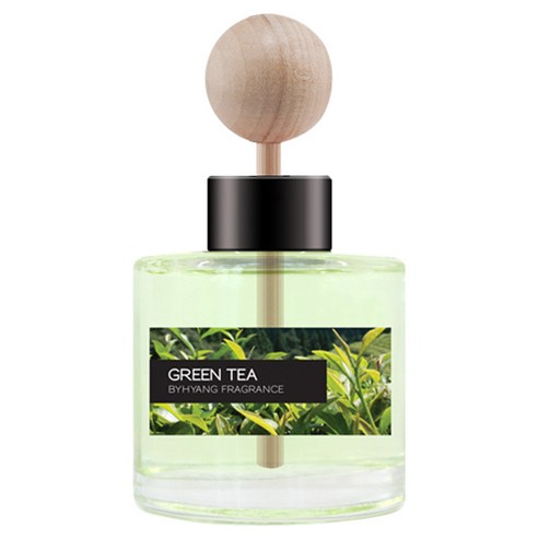 바이향 오토모티브 디퓨저 차량용, 그린티, 50ml, 1개