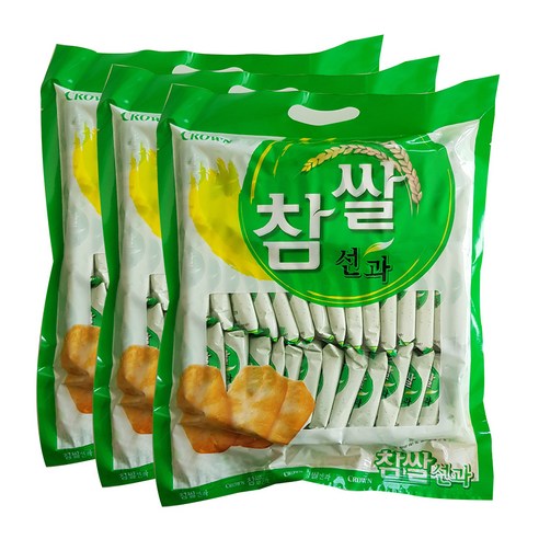 크라운 참쌀선과, 253g, 3개