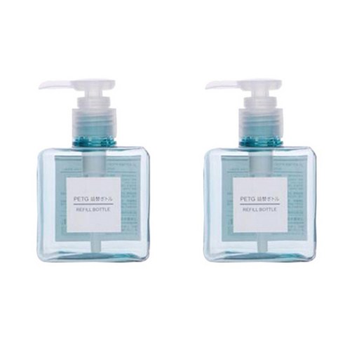 더자카 파스텔 컬러 공병 250ml, 2개, 블루