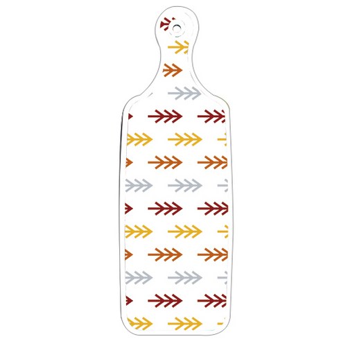 로엠디자인 양면 디자인 서빙도마 보드, 라인플라워 그린 + 소나무화이트, 1개