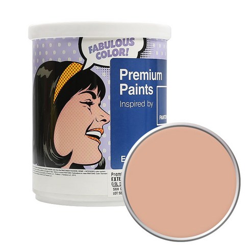 노루페인트 팬톤 외부용 실외 무광페인트 1L, 15-1318 Pink Sand