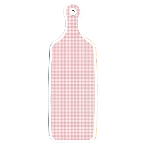 로엠디자인 양면 디자인 서빙 도마 보드 토끼2, 훈색체크, 1개