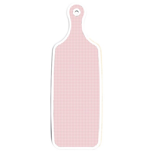 로엠디자인 양면 서빙도마 오렌지넝쿨로즈, 훈색체크, 1개