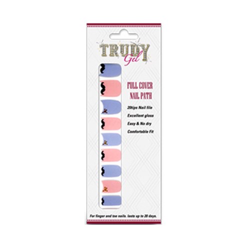 굿드림 트루디 젤네일 스티커 20p + 버퍼, T-F19 찰리채플린, 1세트