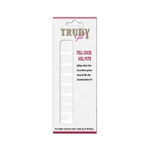 굿드림 트루디 젤네일 스티커 20p + 버퍼, T-U02 퓨어화이트, 1세트