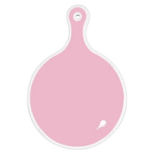 로엠디자인 양면 원형 서빙도마 분홍, 보라, 1개