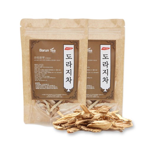바른티 국내산 도라지차, 2개