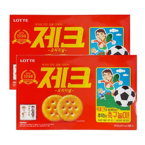 롯데제과 제크 오리지날 크래커, 300g, 2개