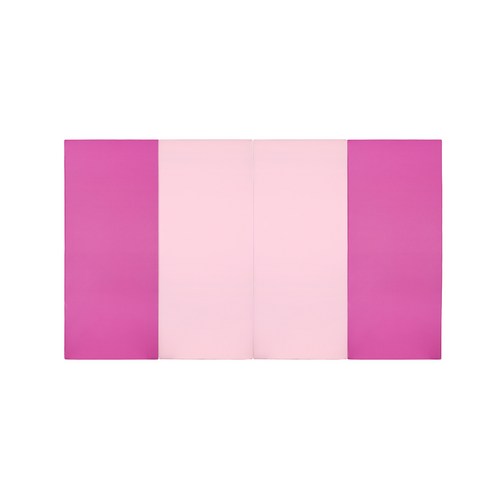 퍼니존 퍼니테라피 핫핑크 비비드시리즈6 유아폴더매트, 핫핑크 + 베이비핑크