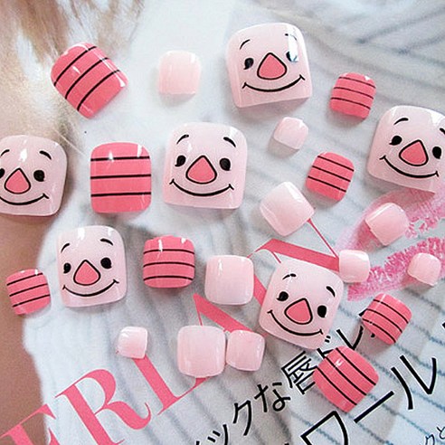 ARYKOTRADERS 네일아트 데코 패디팁 24p 세트, J49, 5세트