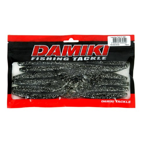 다미끼 리치 테일 루어 5인치 12p, 007 SMOKE SILVER, 7.5g