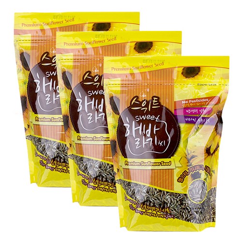 애니멀밥 PSP 스위트 해바라기씨, 500g, 3개