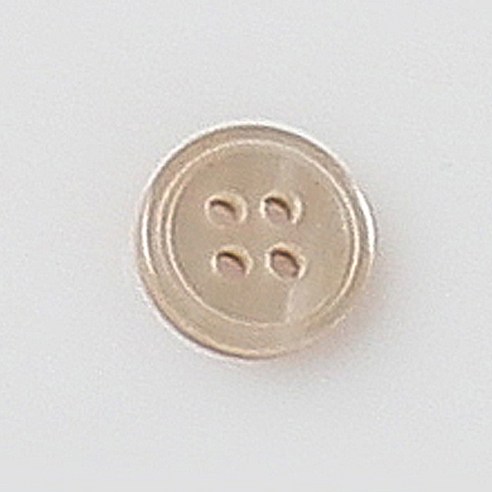 HR빅버튼 꽃다지 단추 10mm, 라이트베이지, 5개입