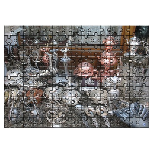 다모아 시험관 직소퍼즐, 150피스, 이스파한의금속도구