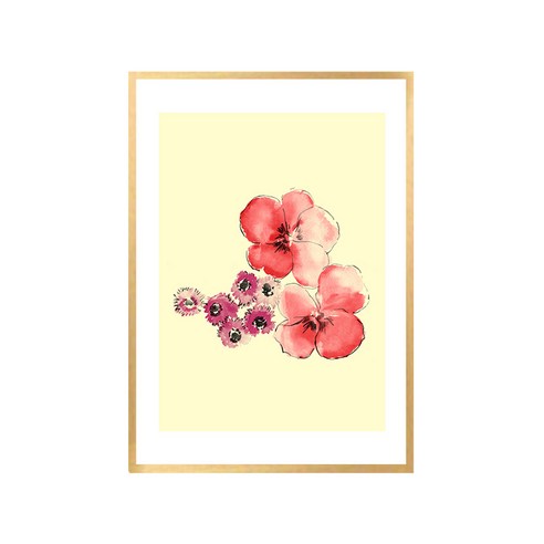 더윤 북유럽 캔버스액자 FLO0029, A3(297 x 420 mm)