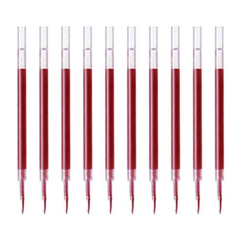 제브라 리필 UK 볼펜심 0.7mm, 레드, 10개입
