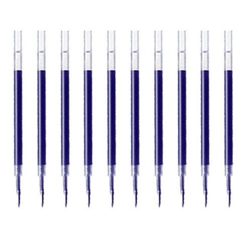 제브라 리필 UK 볼펜심 0.7mm, 블루, 10개