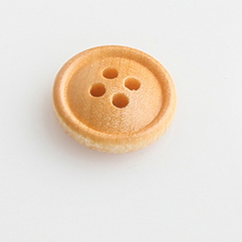 HR빅버튼 배꼽테 단추 15mm, 베이지, 8개입